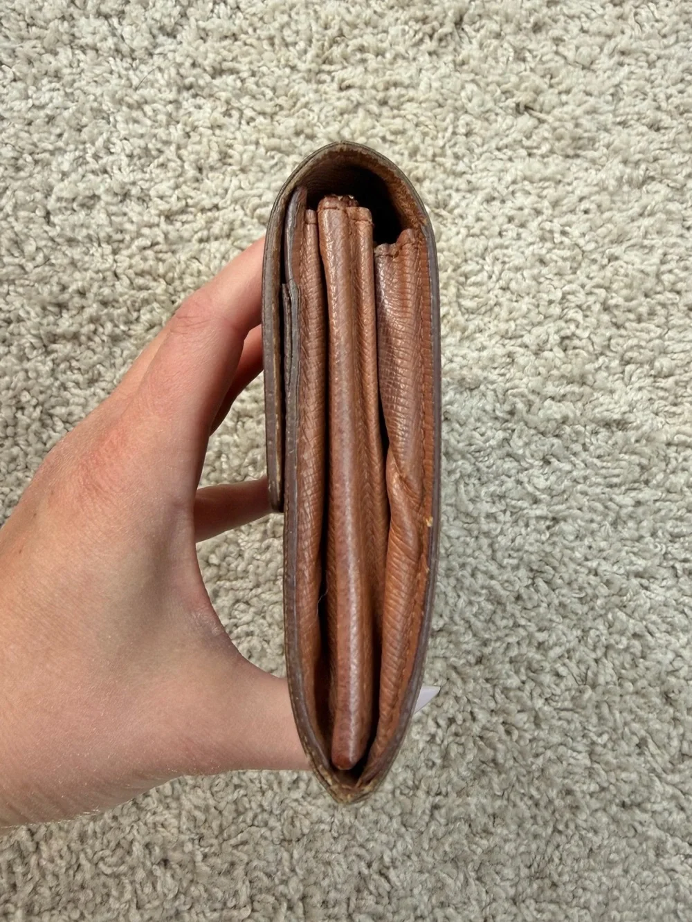 Louis Vuitton Brown Monogram Canvas Long Wallet